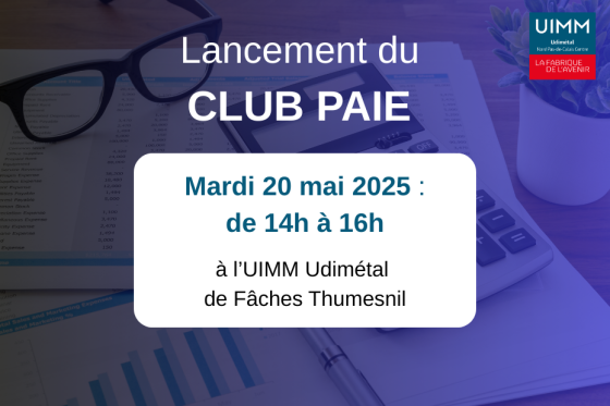 Invitation – Lancement du CLUB PAIE