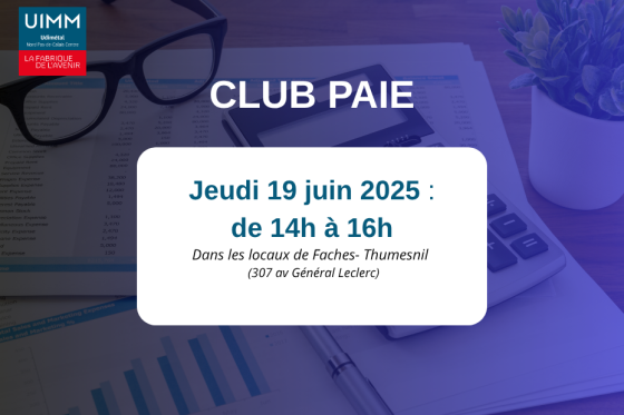 Invitation - 2e session du Club Paie 