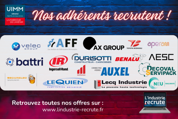 L’industrie recrute 18/03